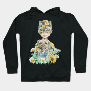 Sunflower and Daisies Hoodie